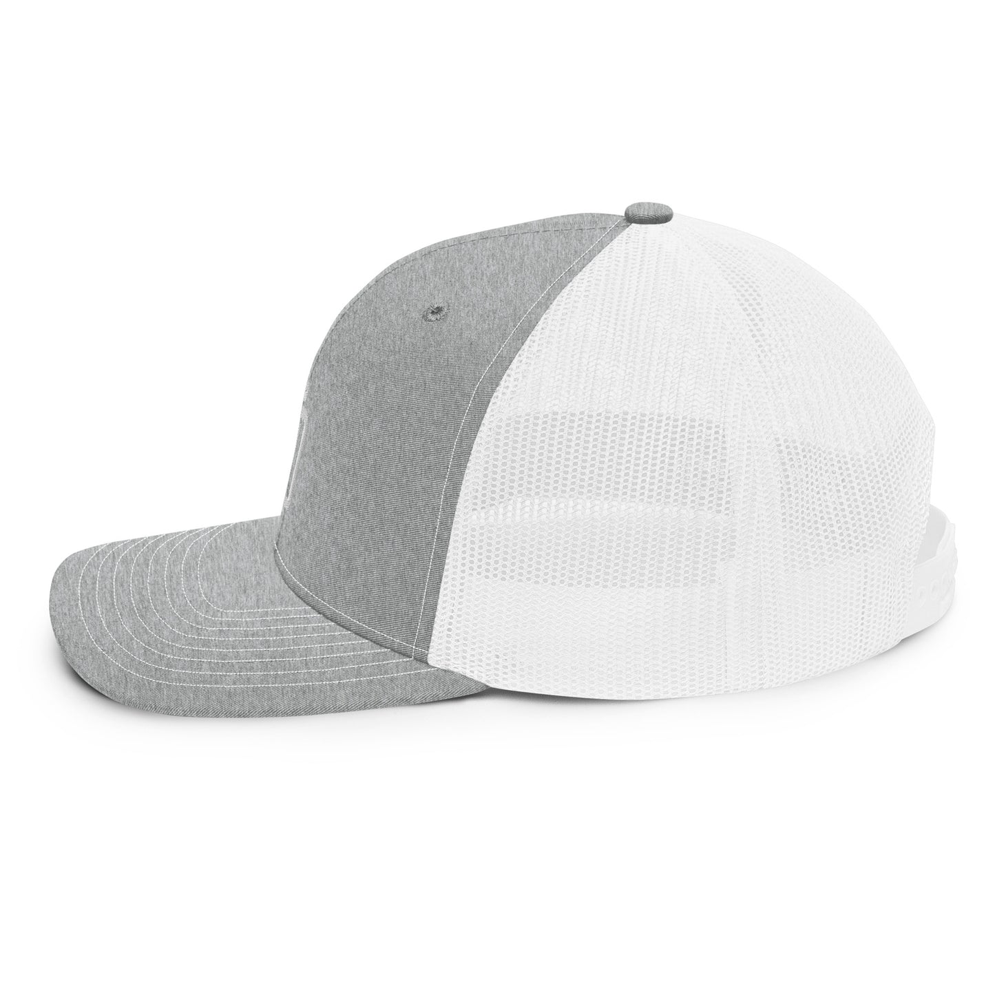"DGO" Snapback Trucker Cap | Richardson 112 | E Luna CLASSIC Solocrest 1 White Thread Front Logo