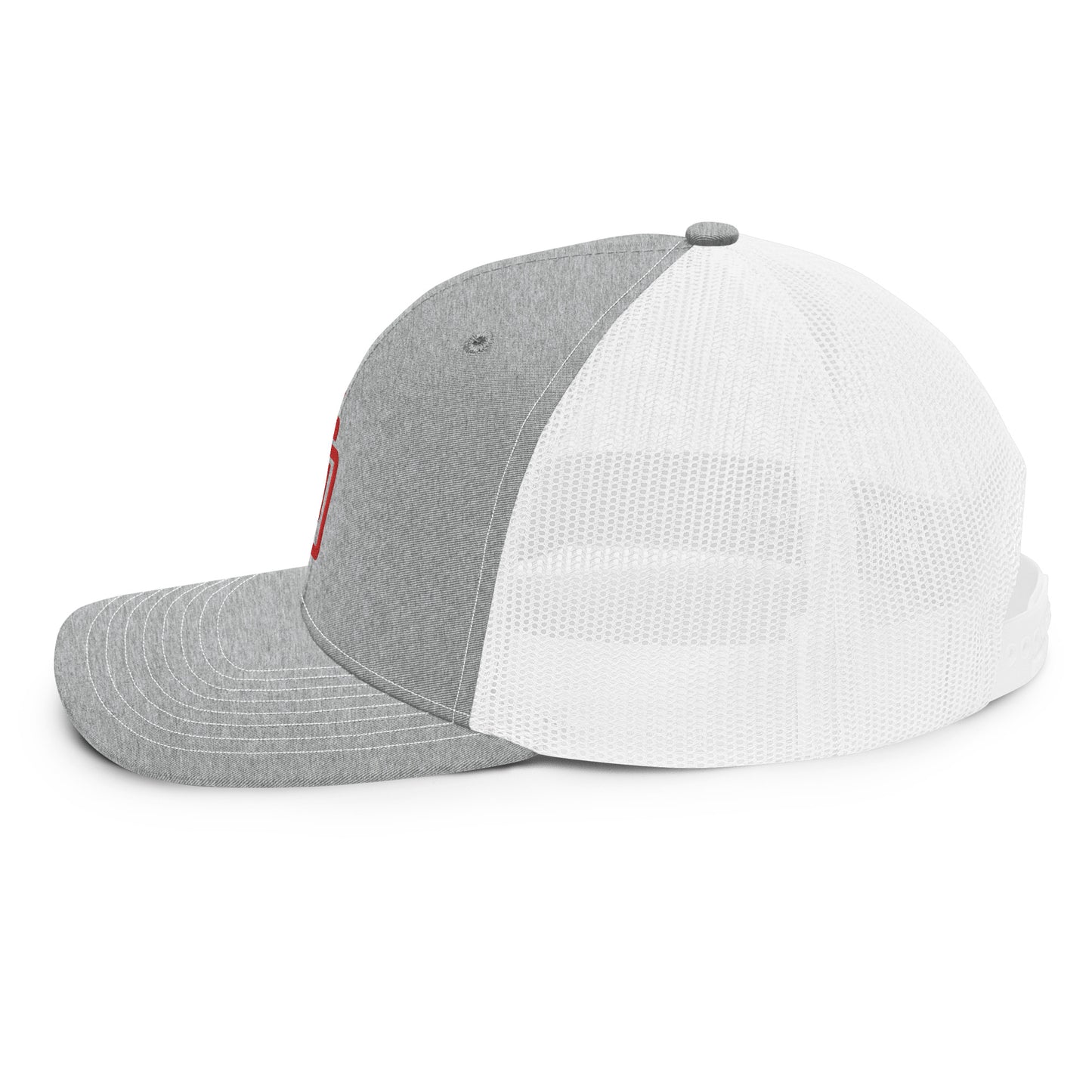 "DGO" Snapback Trucker Cap | Richardson 112 | E Luna CLASSIC Solocrest 1 Red Thread Front Logo