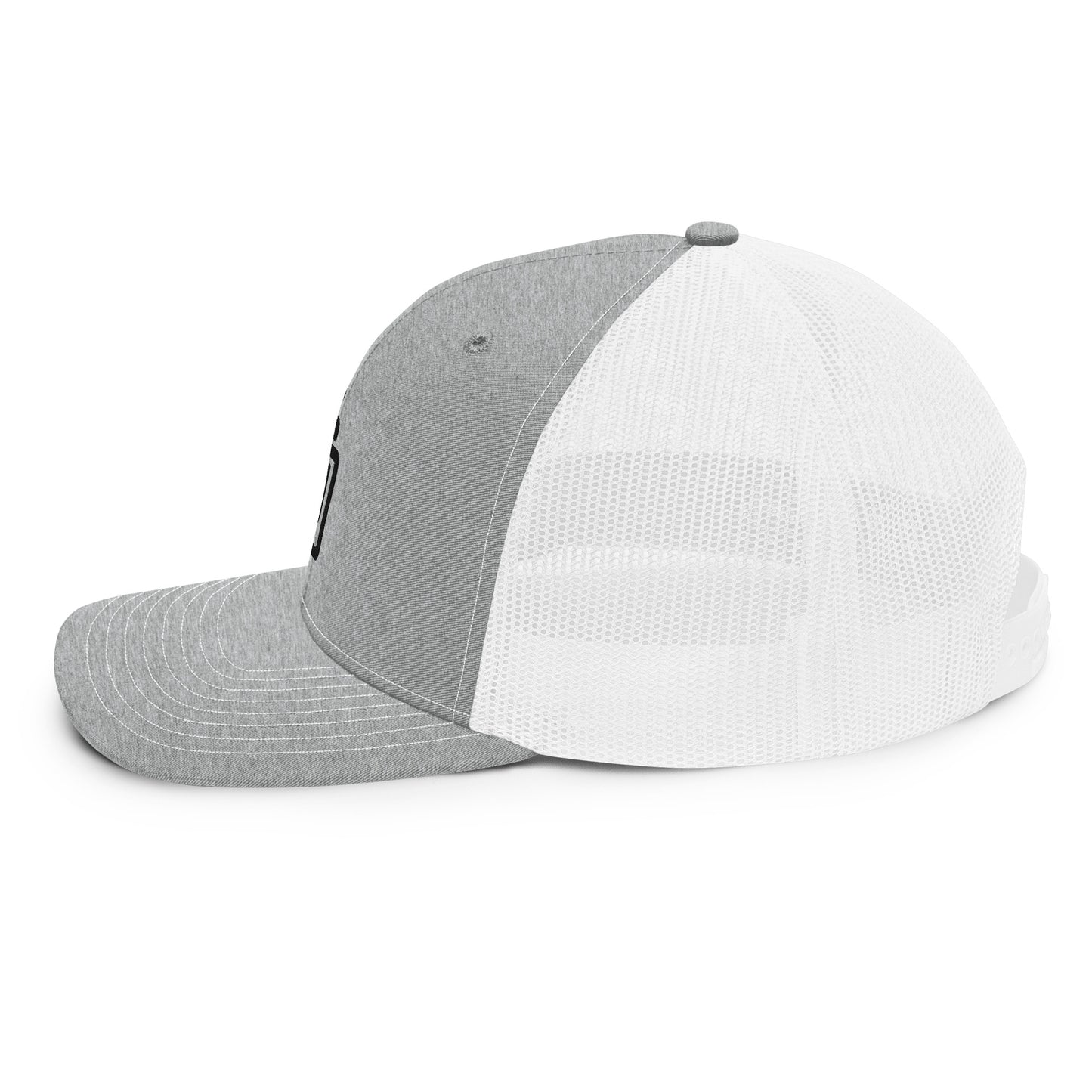 "DGO" Snapback Trucker Cap | Richardson 112 | E Luna CLASSIC Solocrest 1 Black Thread Front Logo