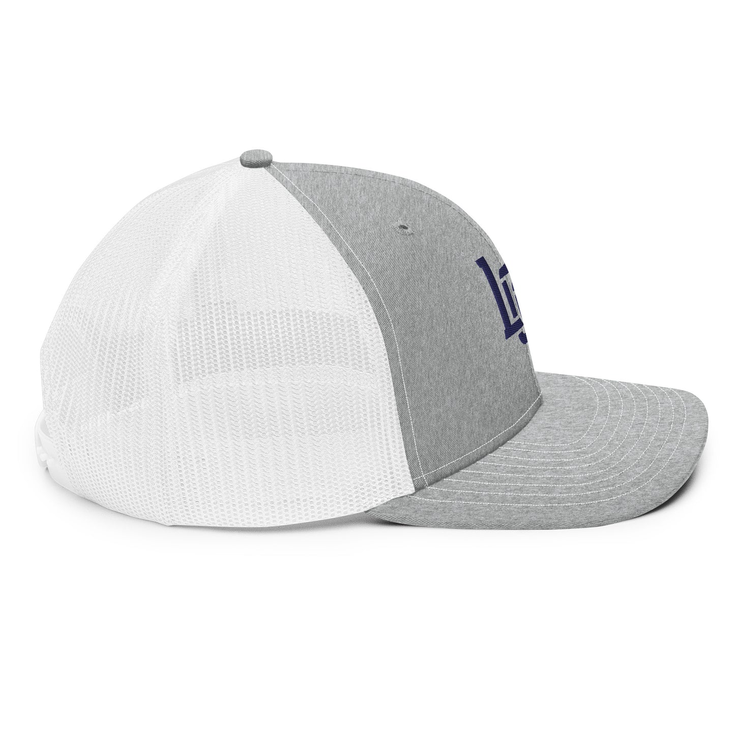 "LOS" Snapback Trucker Cap | Richardson 112 | E Luna CLASSIC Solocrest 1 Navy Thread Front Logo