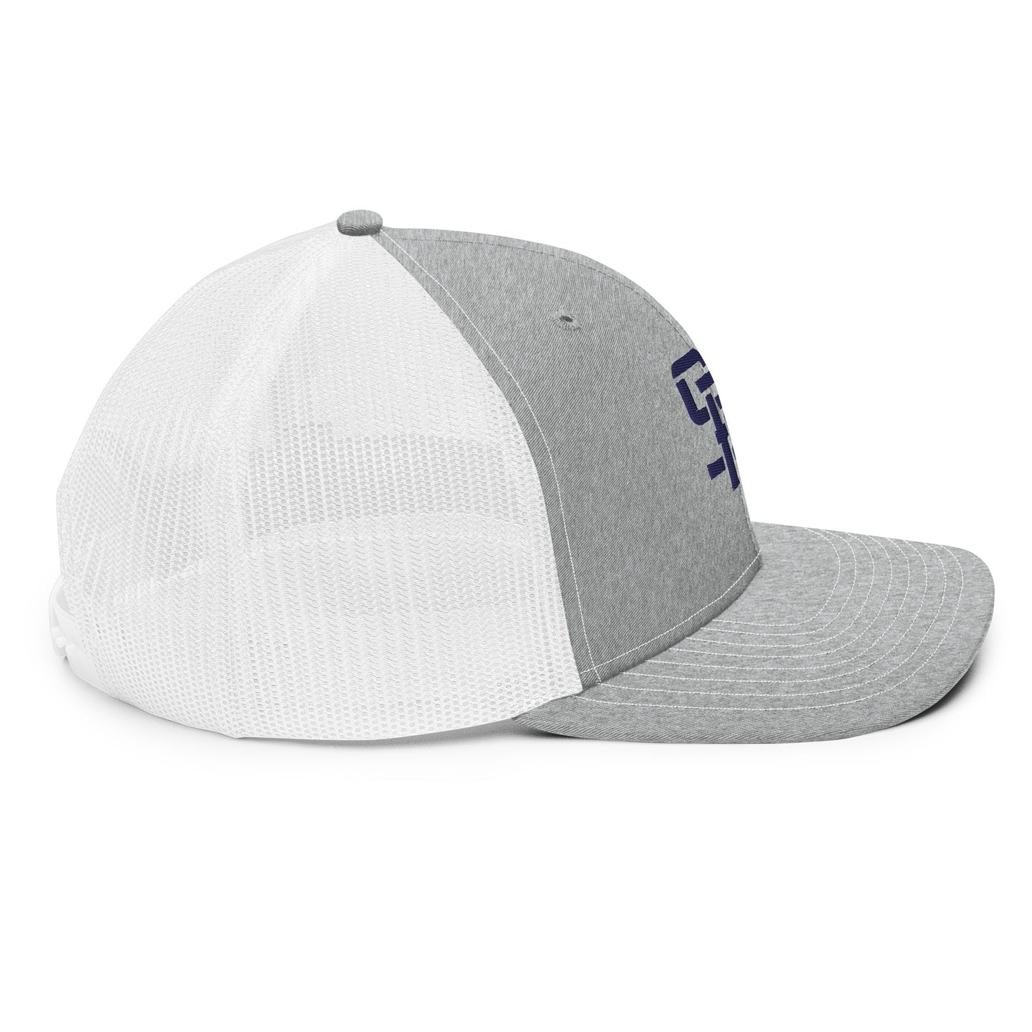 "SAN" Snapback Trucker Cap | Richardson 112 | E Luna Brand CLASSIC Solocrest 1 Navy Thread Front Logo