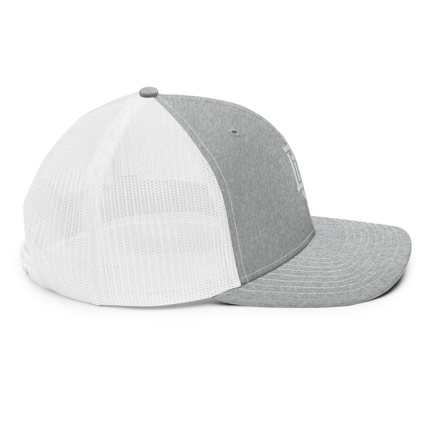 "DGO" Snapback Trucker Cap | Richardson 112 | E Luna CLASSIC Solocrest 1 White Thread Front Logo