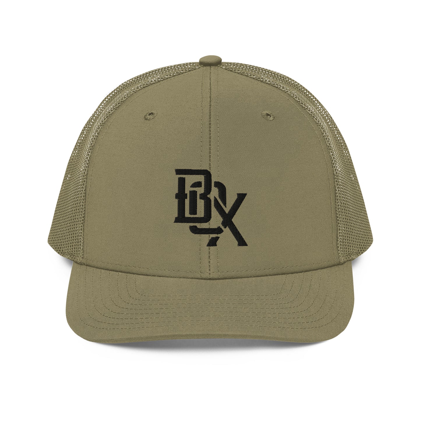 "BOX" Snapback Trucker Cap | Richardson 112 | E Luna CLASSIC Solocrest 1 Black Thread Front Logo