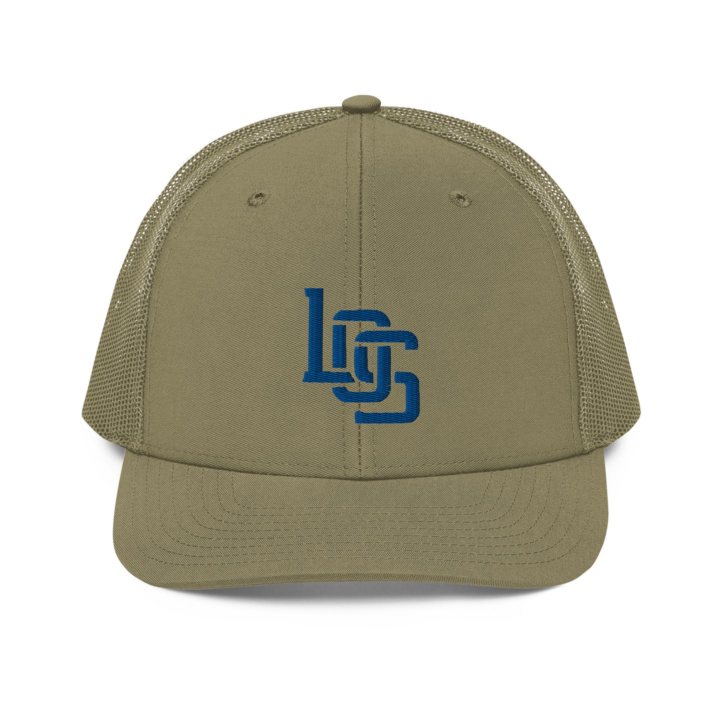 "LOS" Snapback Trucker Cap | Richardson 112 | E Luna CLASSIC Solocrest 1 Royal Thread Front Logo