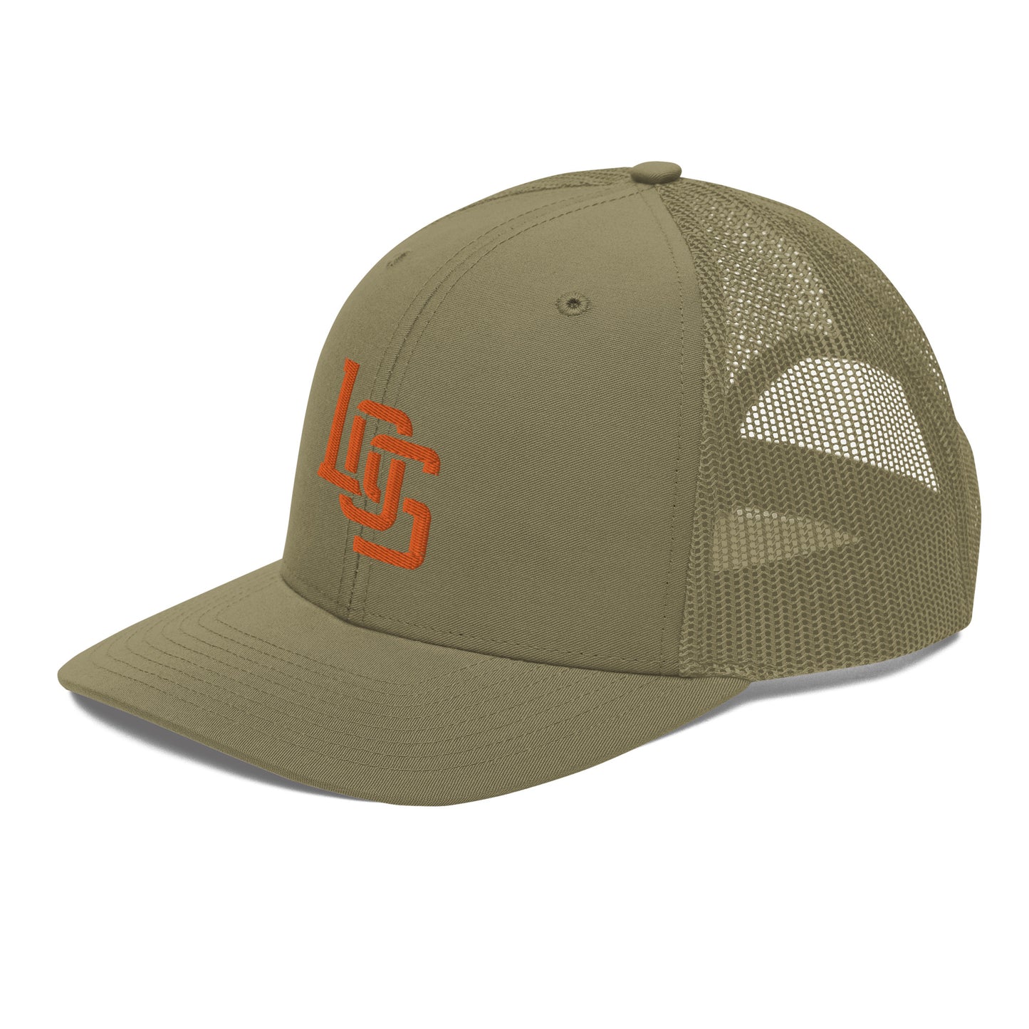 "LOS" Snapback Trucker Cap | Richardson 112 | E Luna CLASSIC Solocrest 1 Orange Thread Front Logo