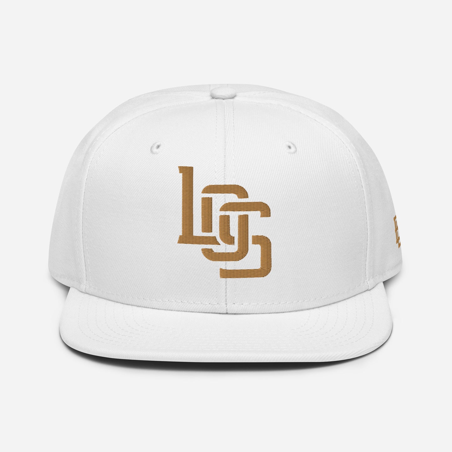 "LOS" Snapback | E Luna Brand ESSENTIAL | 2 Old Gold Thread Logos