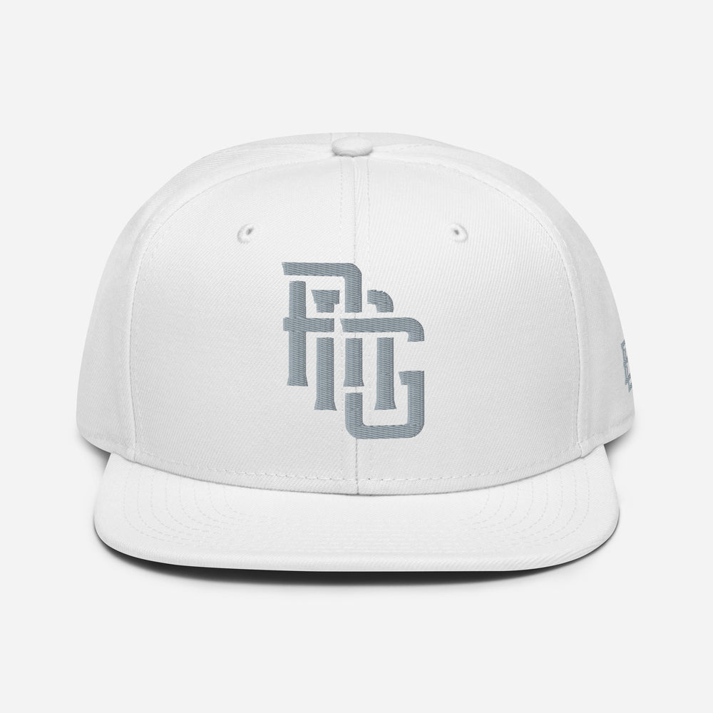 "ANG" Snapback | E Luna Brand ESSENTIAL | 2 Grey Thread Logos