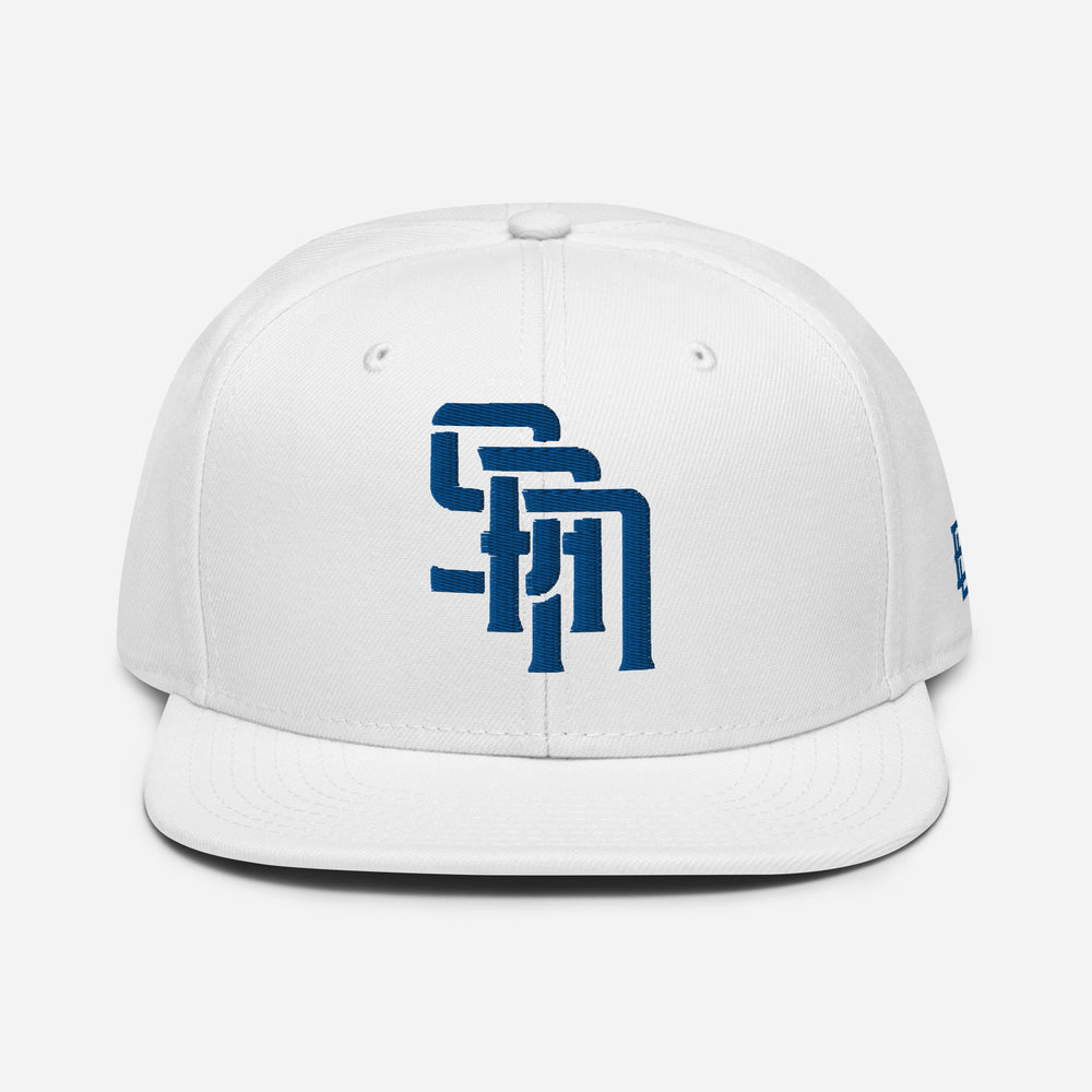 Gorra Snapback "SAN" | E Luna Brand SELECT | 3 Logotipos Royal Thread | Edición 3D Puff