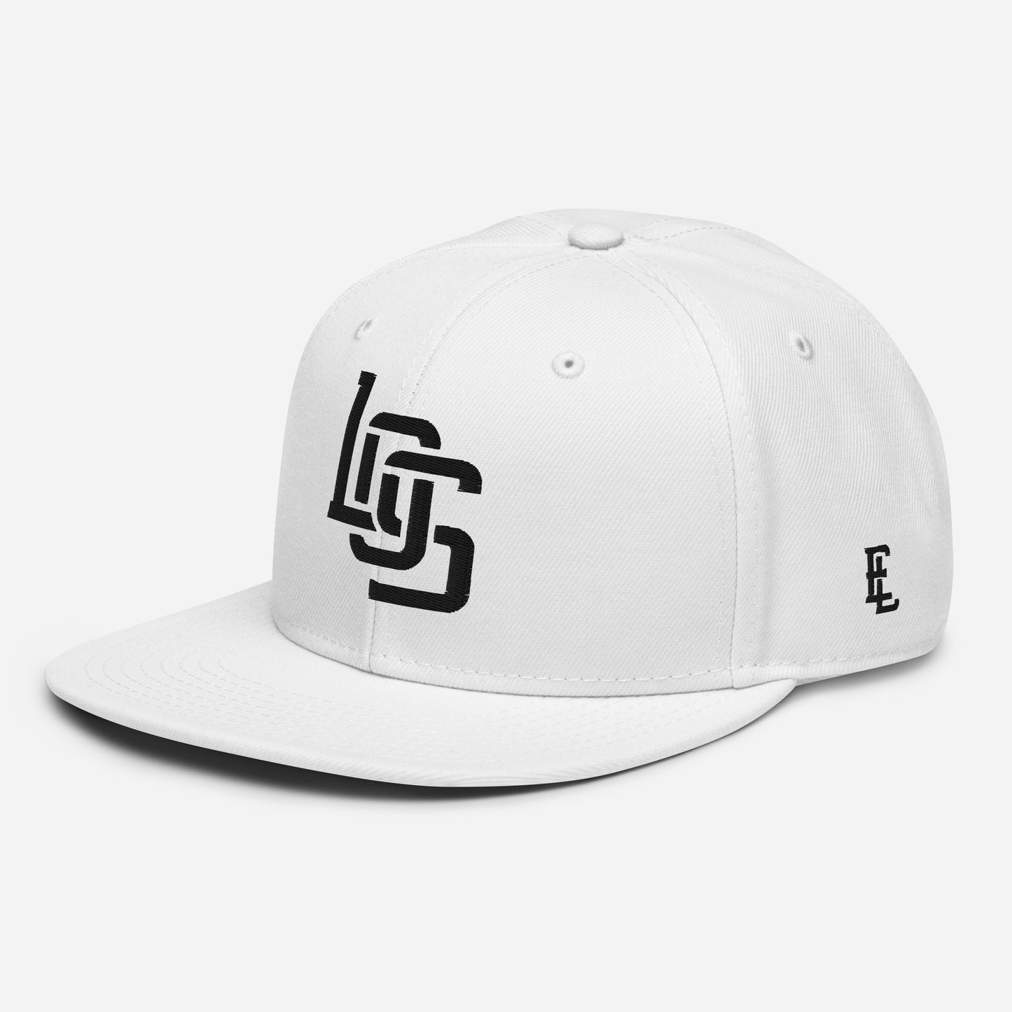 "LOS" Snapback | E Luna Brand ESSENTIAL | 2 Black Thread Logos