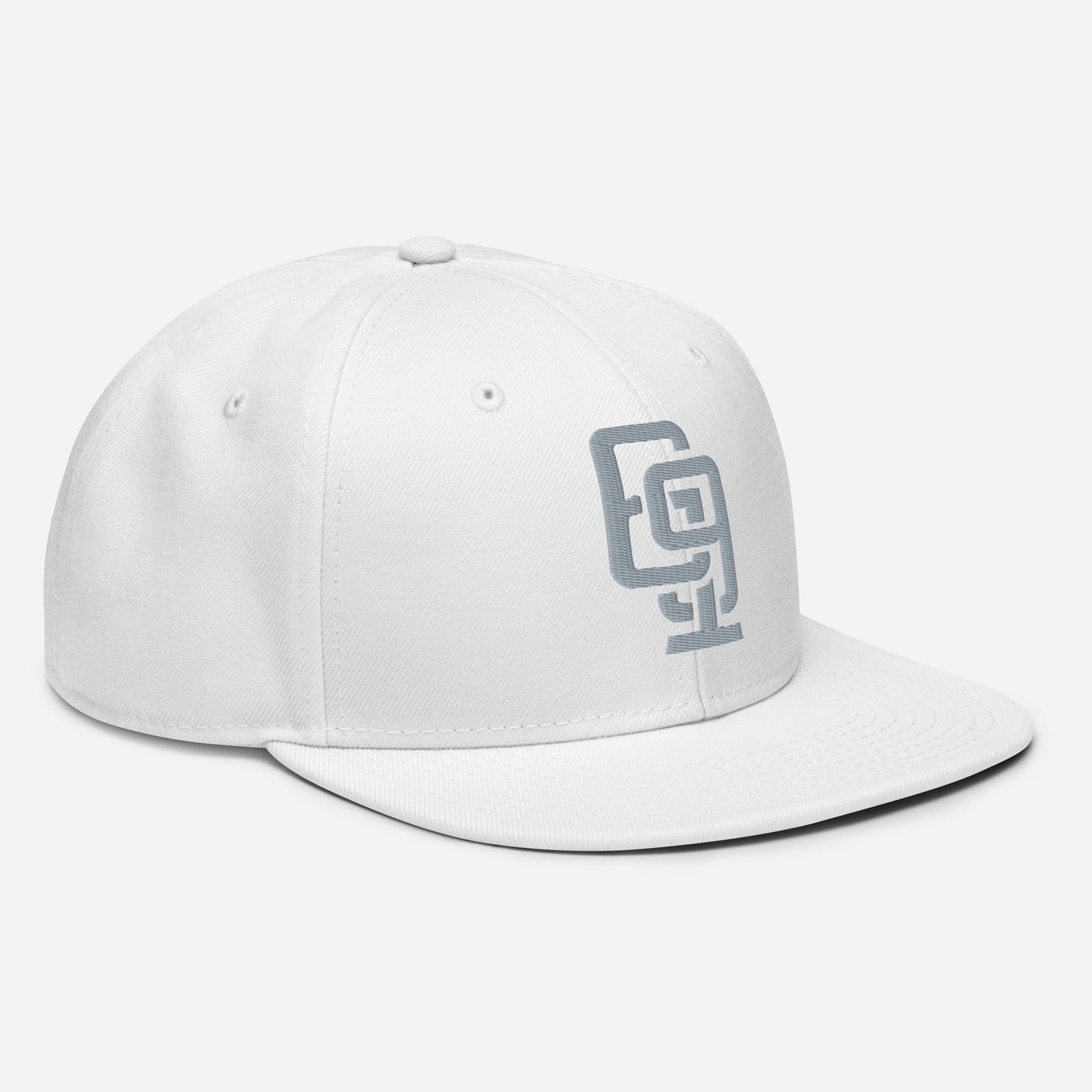 "619" Snapback Otto Cap | E Luna Brand ESSENTIAL | 2 Grey Thread Logos