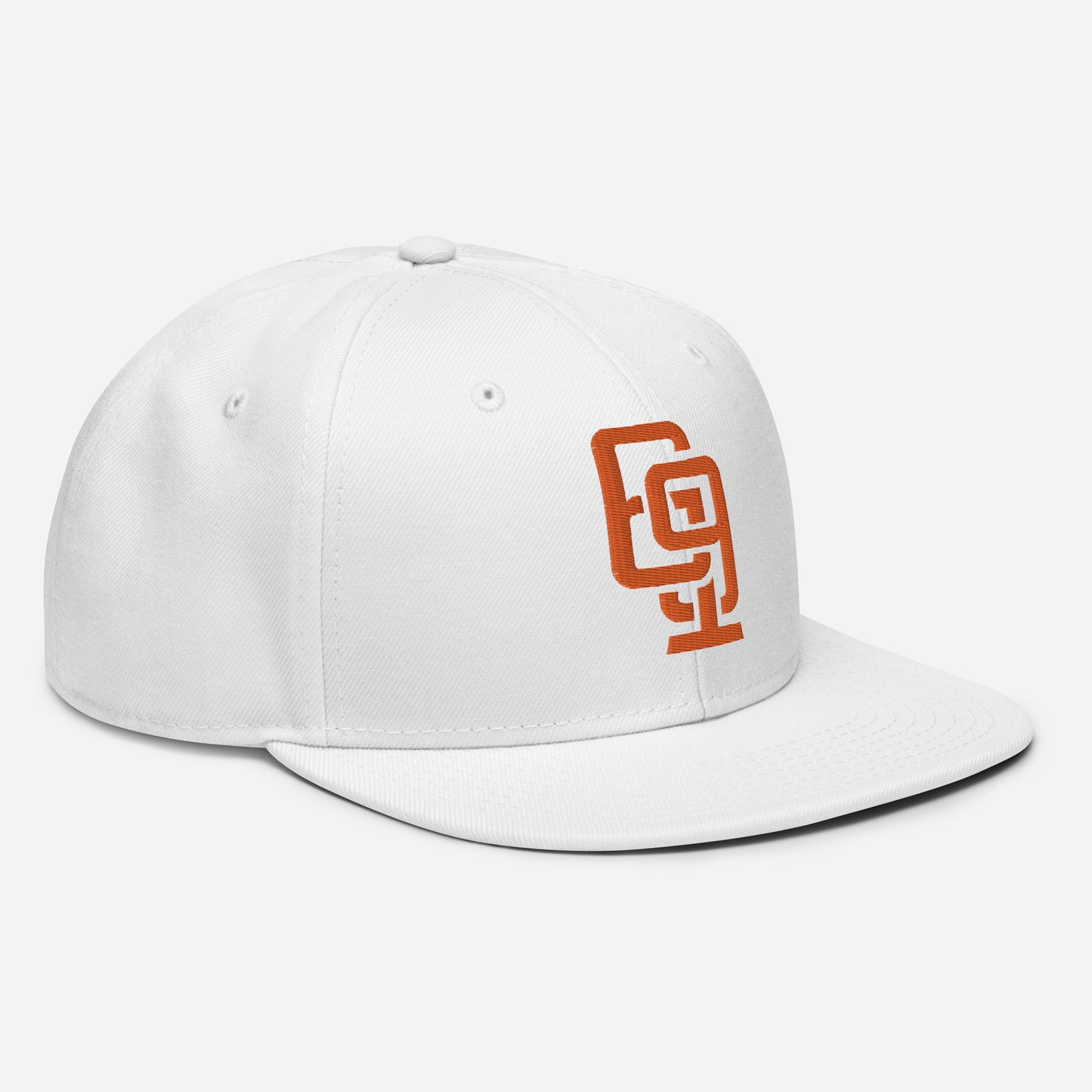 "619" Snapback Otto Cap | E Luna Brand ESSENTIAL | 2 Orange Thread Logos