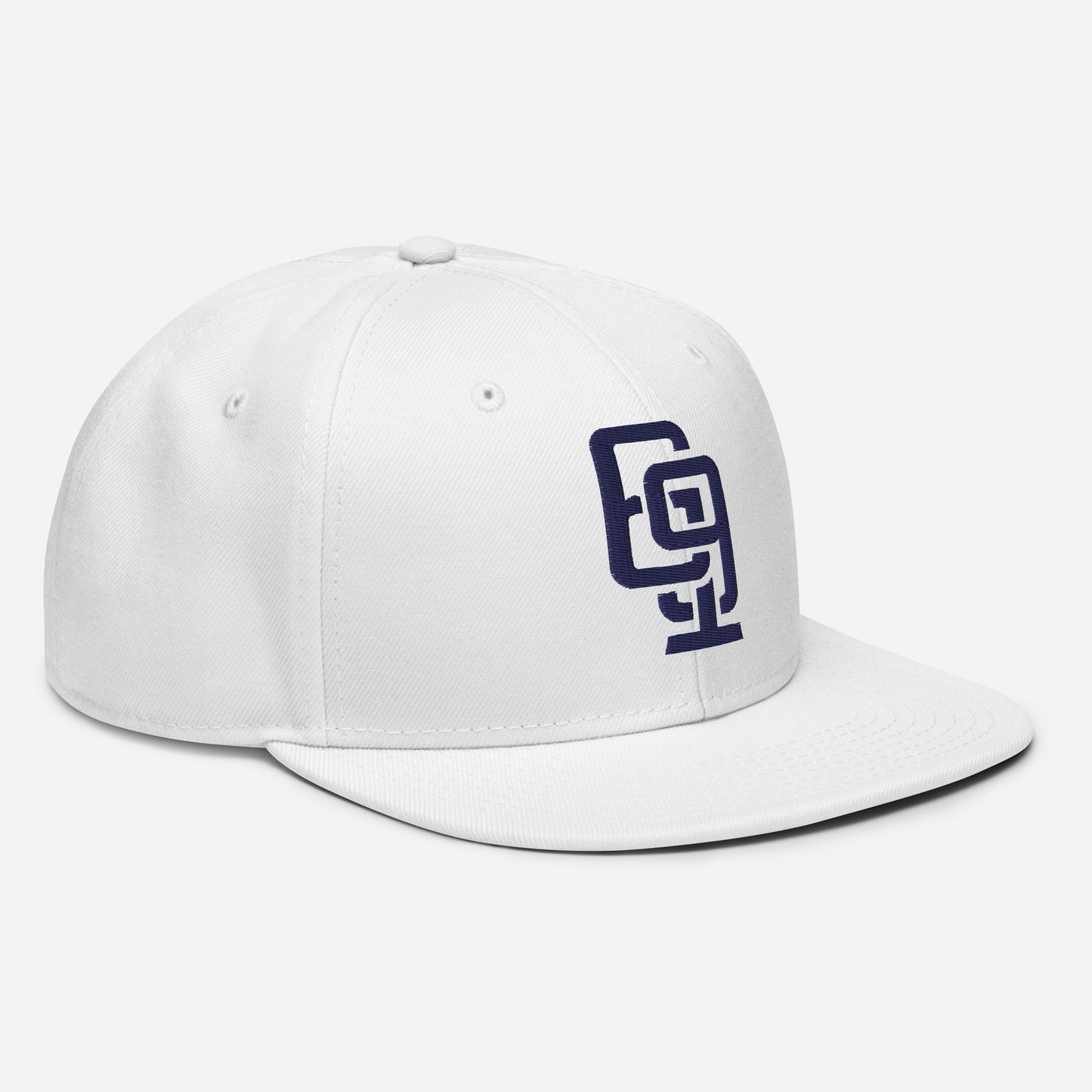 "619" Snapback Otto Cap | E Luna Brand ESSENTIAL | 2 Navy Thread Logos