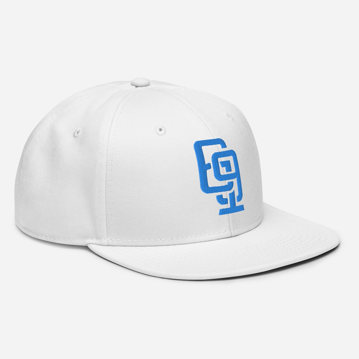 "619" Snapback Otto Cap | E Luna Brand ESSENTIAL | 2 Aqua/Teal Thread Logos