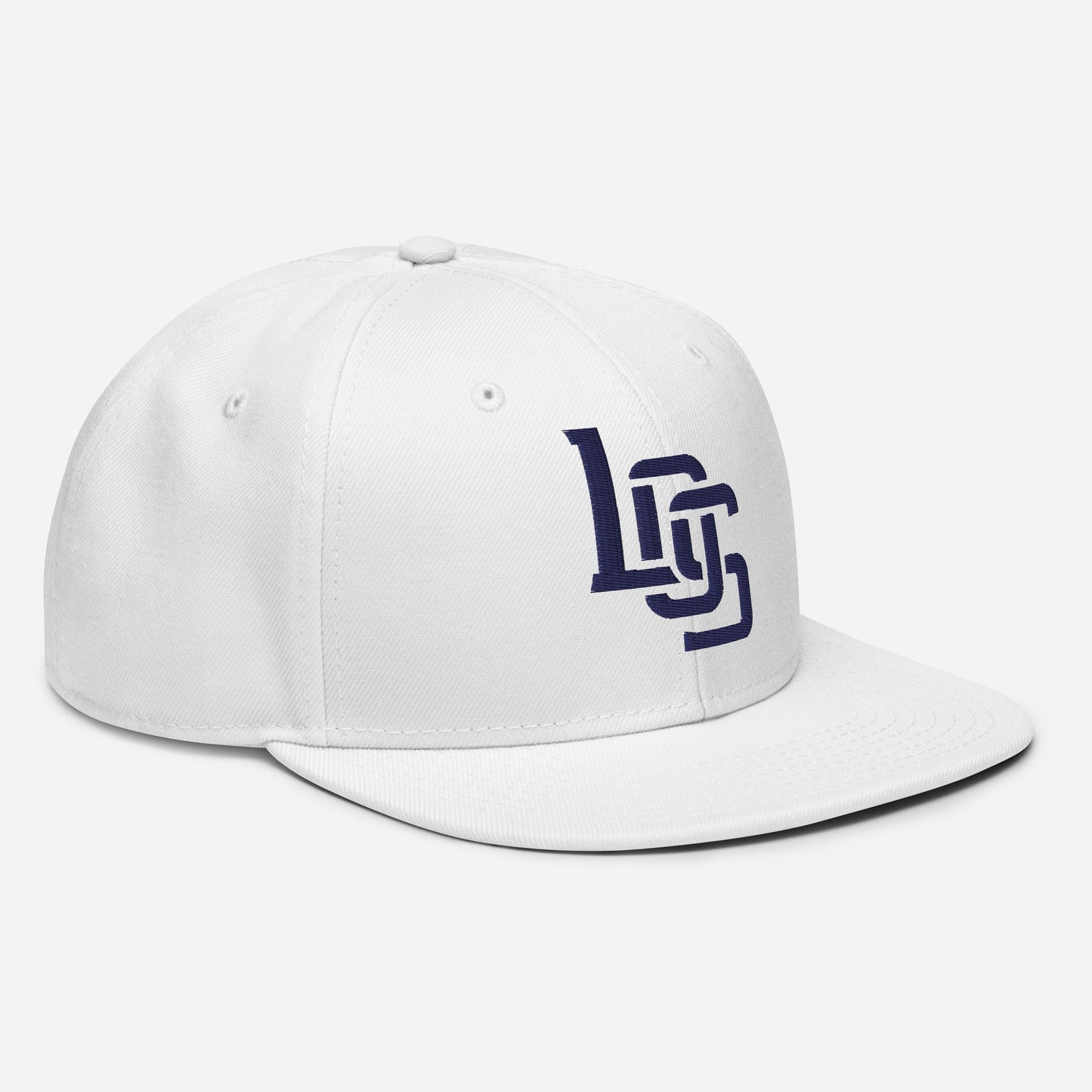"LOS" Snapback | E Luna Brand ESSENTIAL | 2 Navy Thread Logos