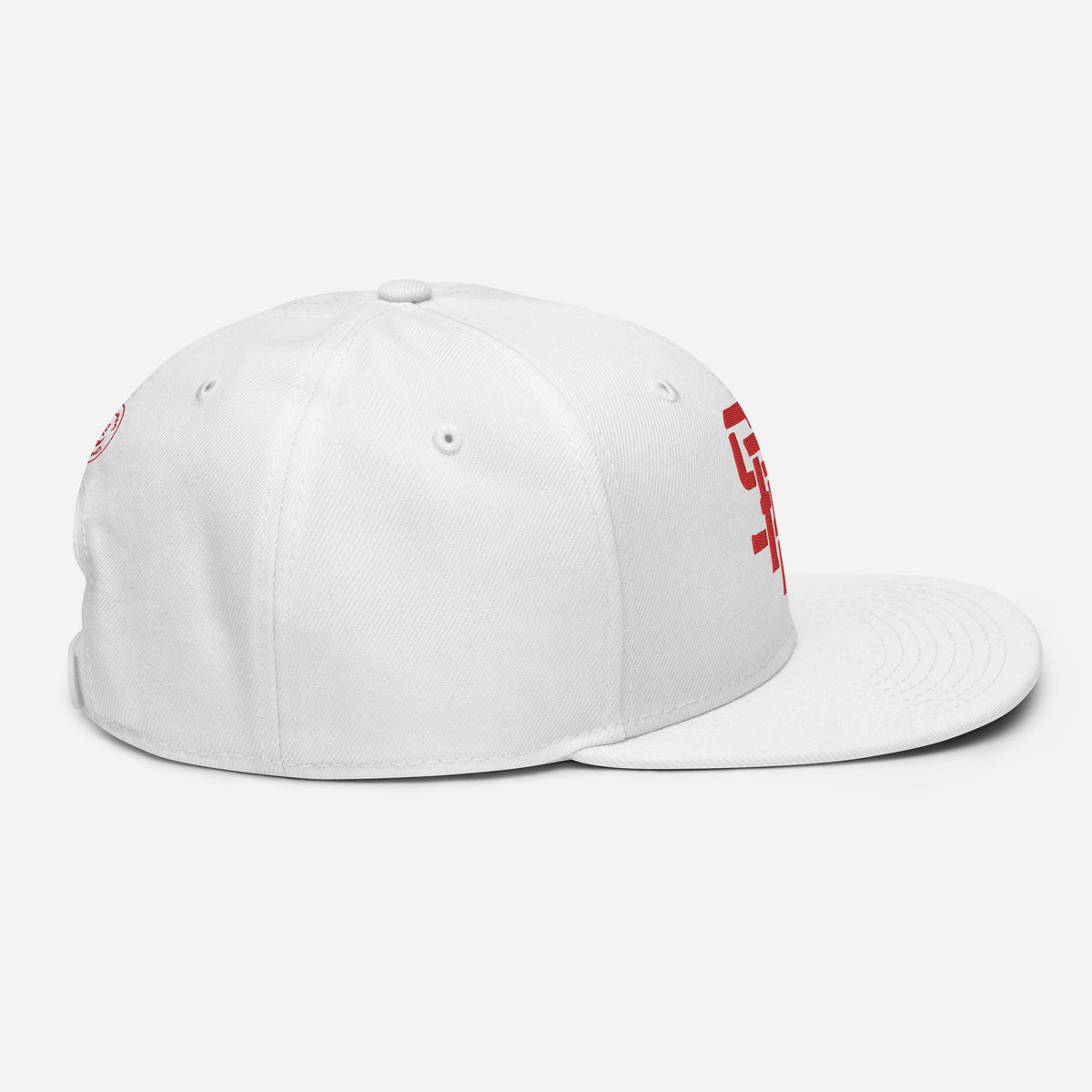 "SAN" Snapback | E Luna Brand SELECT | 3 Red Thread Logos | 3D Puff Edition