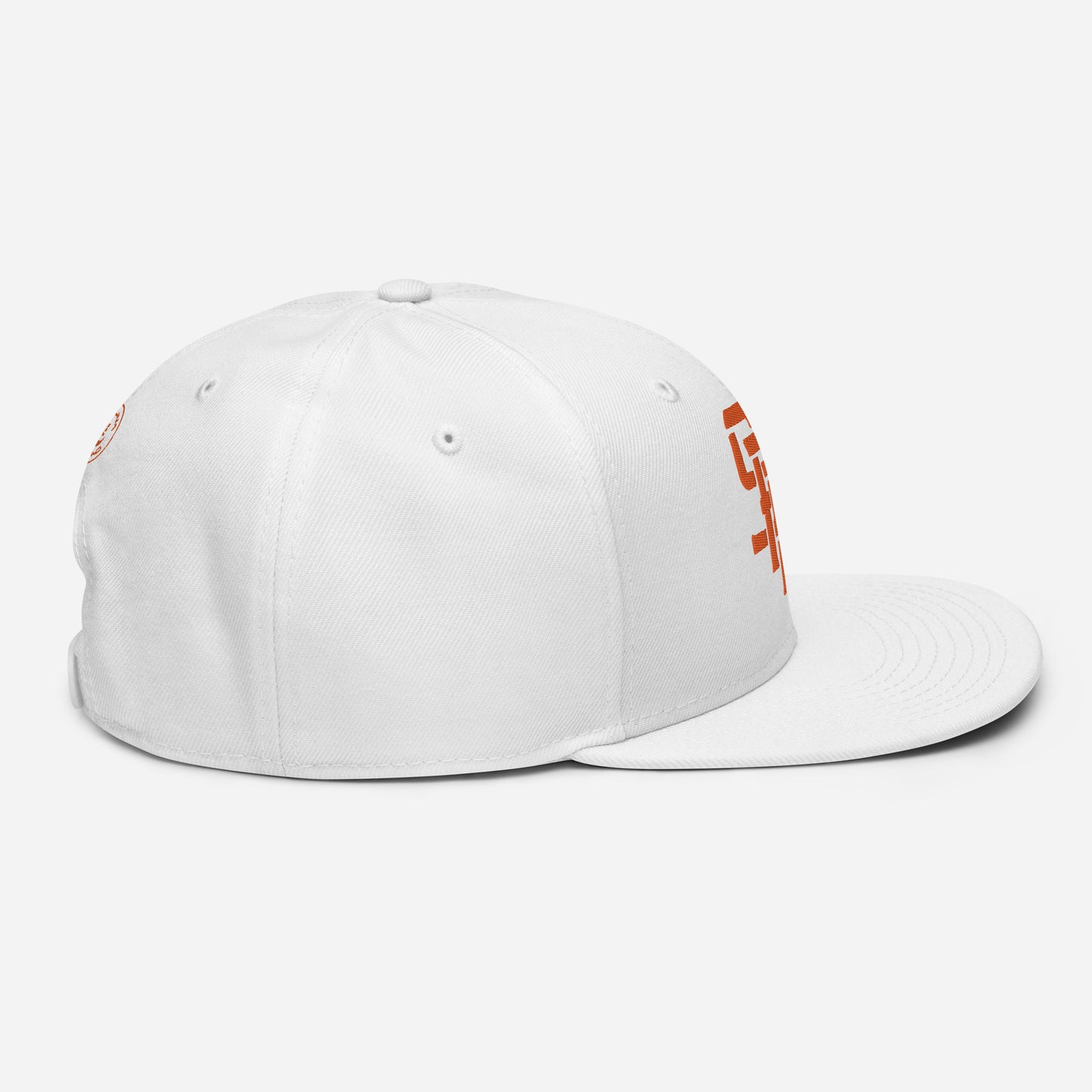 "SAN" Snapback | E Luna Brand SELECT | 3 Orange Thread Logos | 3D Puff Edition