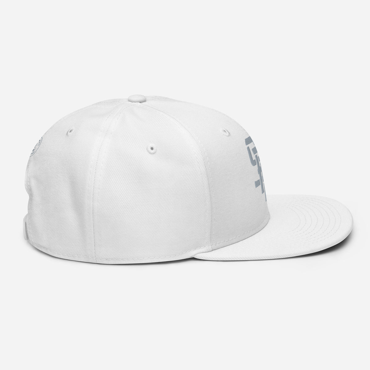 "SAN" Snapback | E Luna Brand SELECT | 3 Grey Thread Logos | 3D Puff Edition