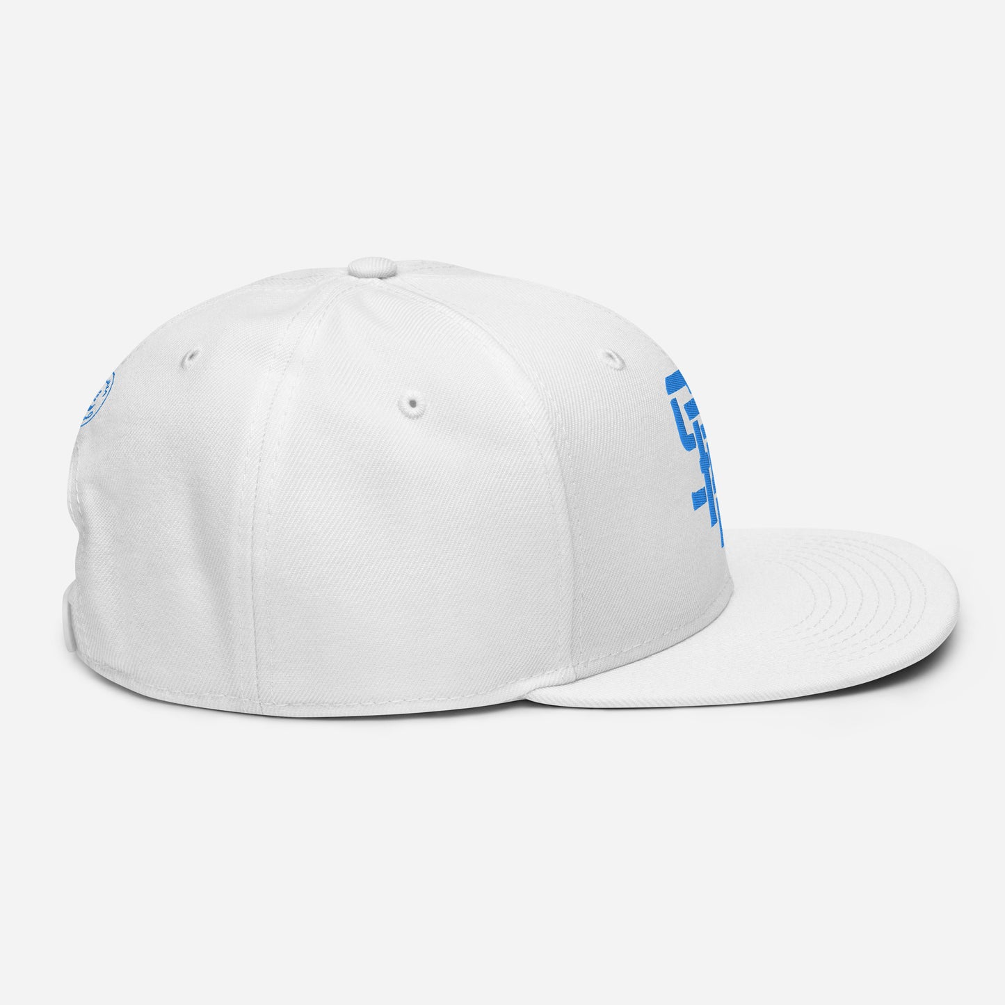 "SAN" Snapback | E Luna Brand SELECT | 3 Aqua/Teal Thread Logos | 3D Puff Edition