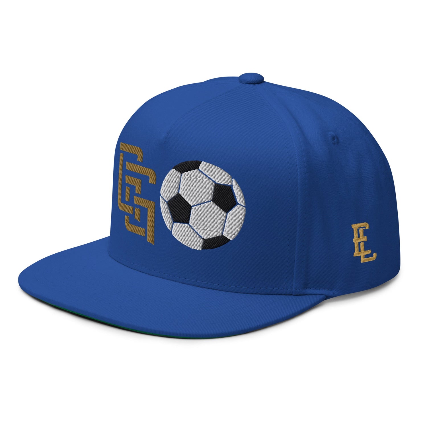 Gol Gear "GG" Soccer Ball Edition Flat Bill Cap | Yupoong 6007