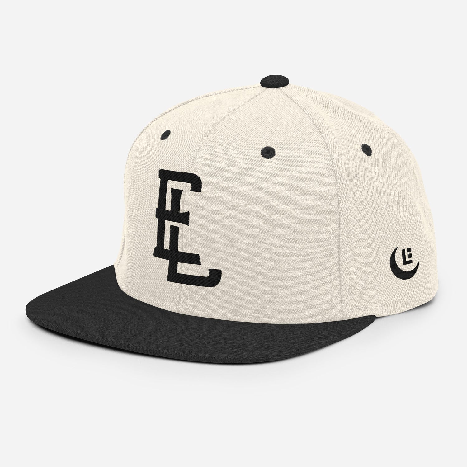 E Luna Brand "EL" Wool Blend Snapback Hat | Yupoong 6089M