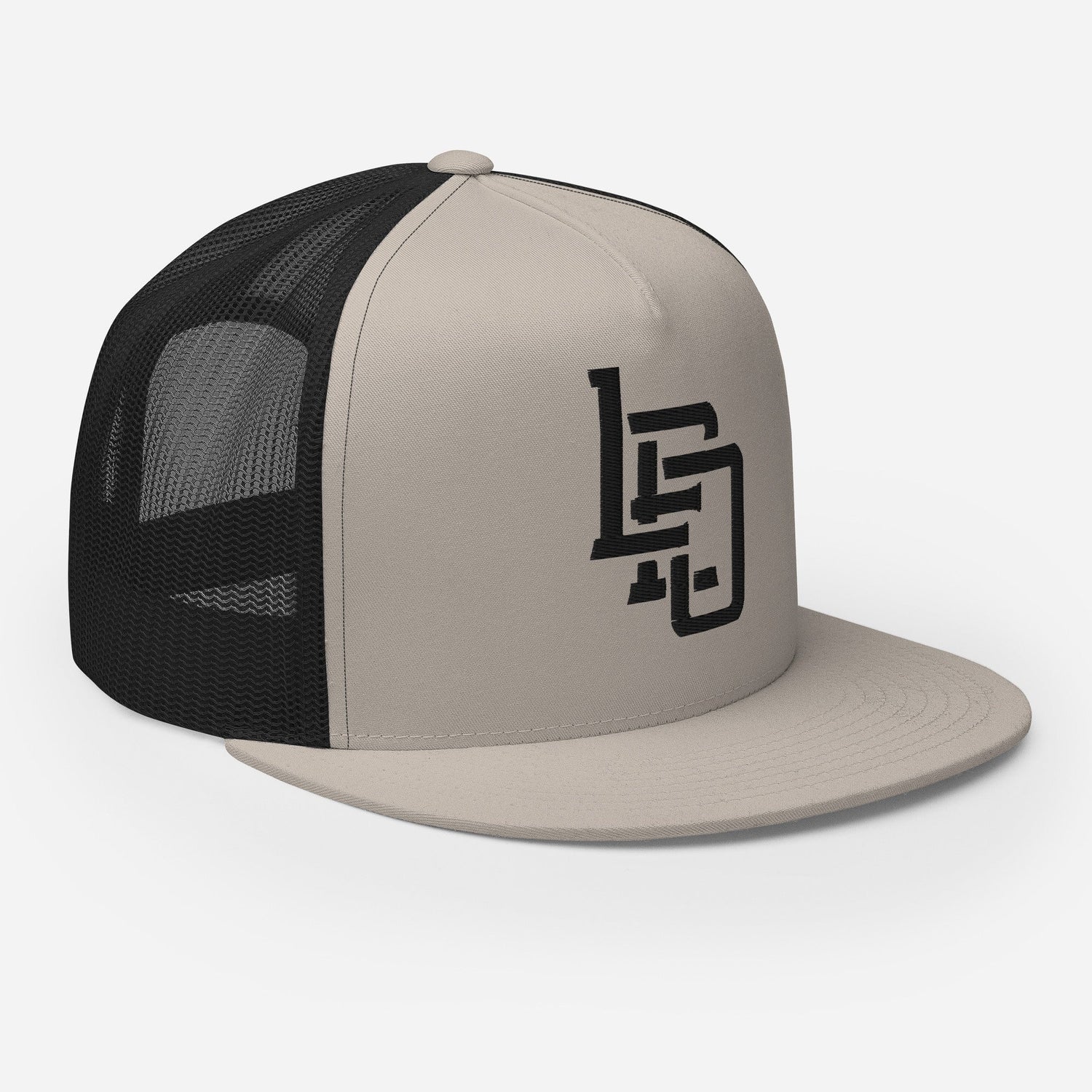 E Luna Brand "LEO" Name Series Five Panel Trucker Cap | Yupoong 6006