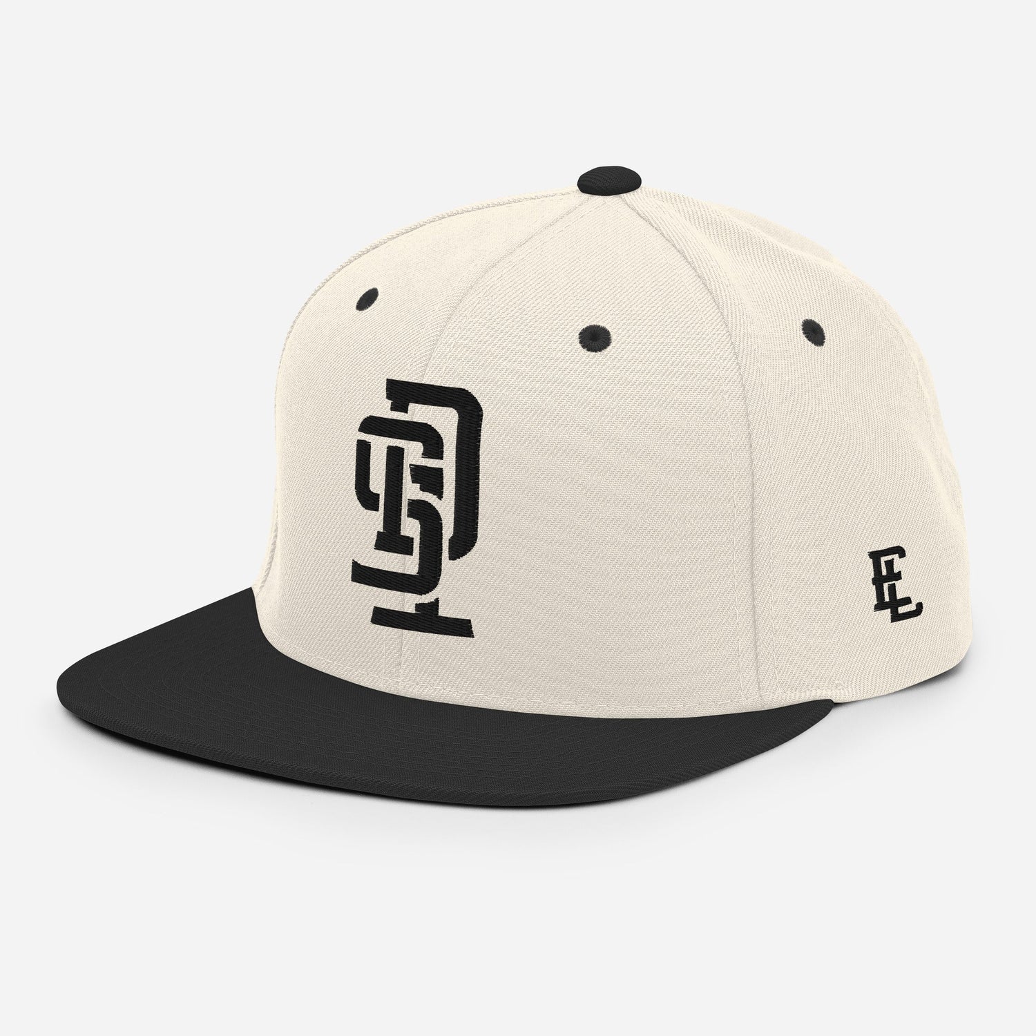 San Diego "SD1" Wool Blend Snapback Hat | Yupoong 6089M