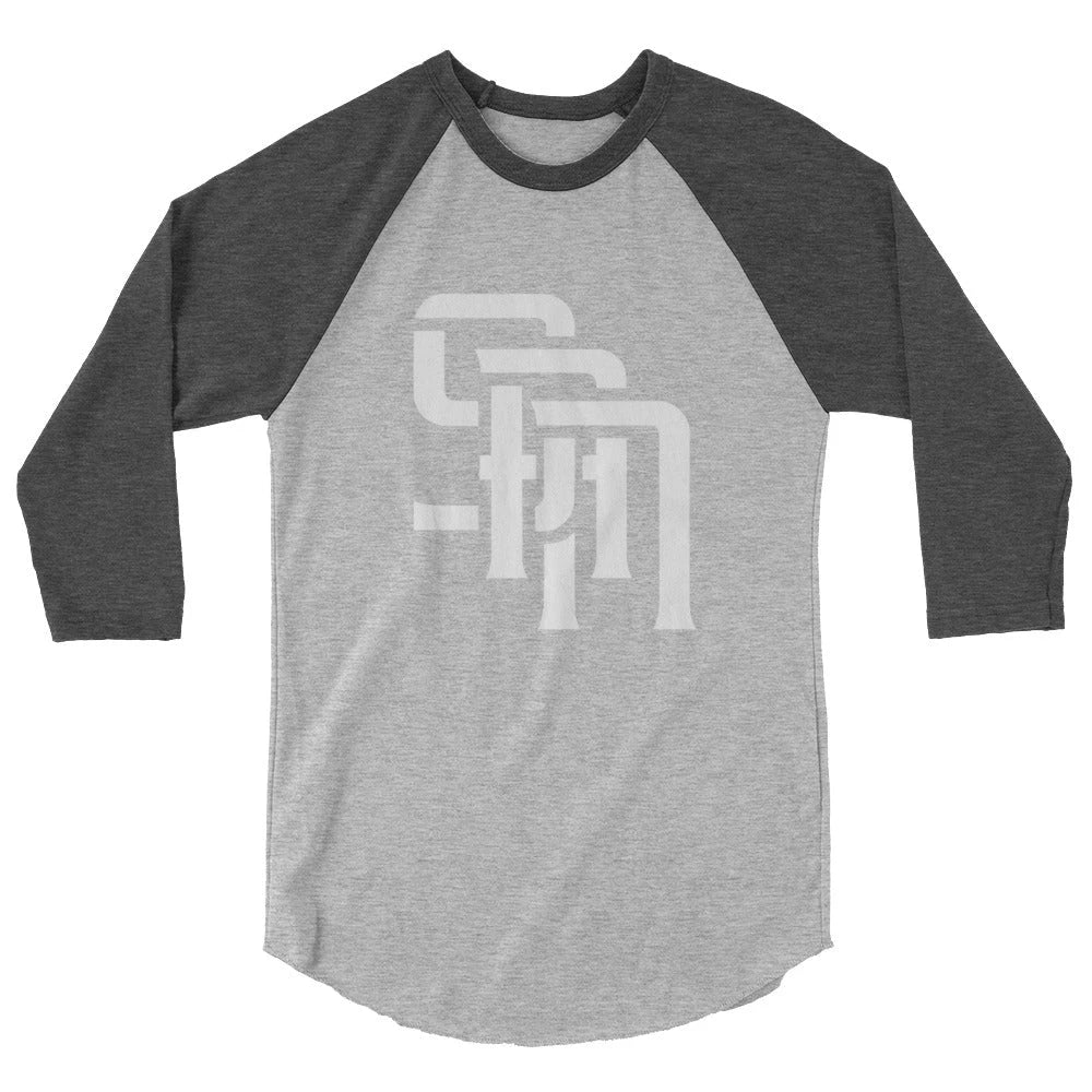 San Diego "SAN" Unisex 3/4 Sleeve Raglan Shirt | Tultex 245