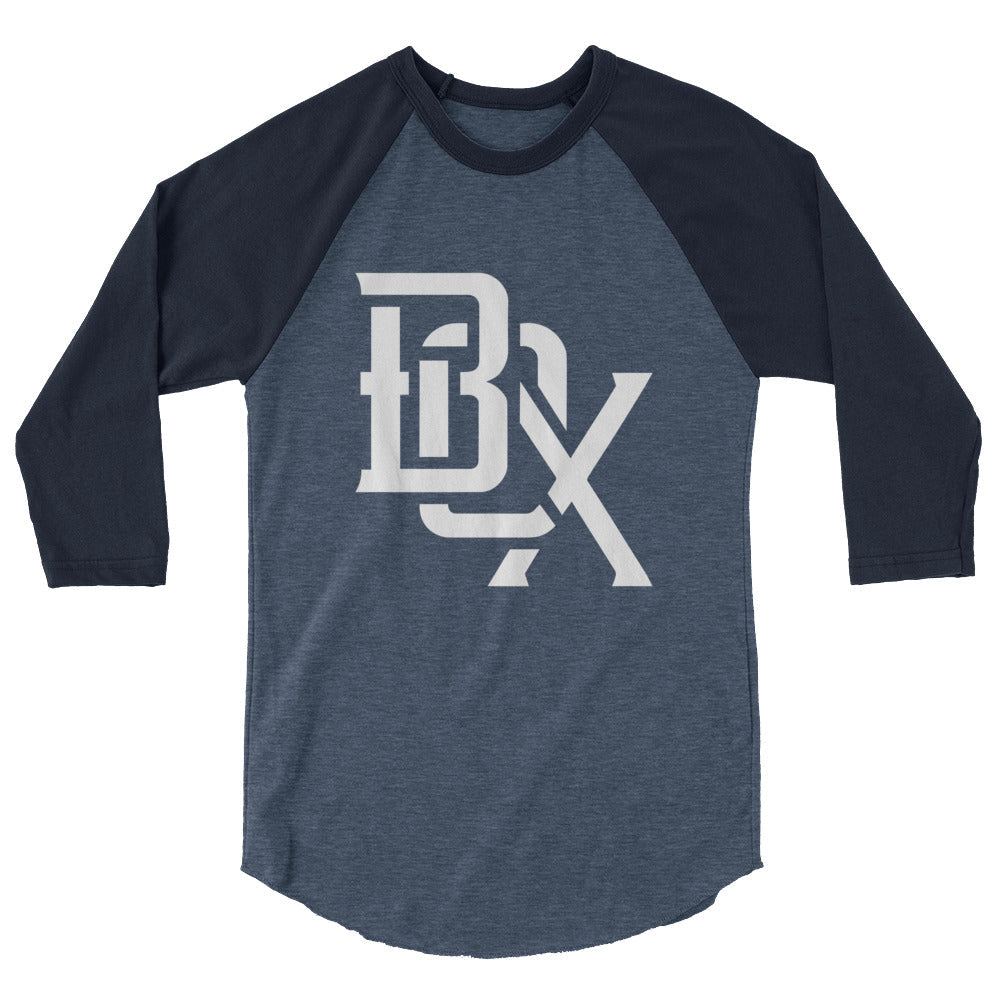 Boxing "BOX" Unisex 3/4 Sleeve Raglan Shirt | Tultex 245
