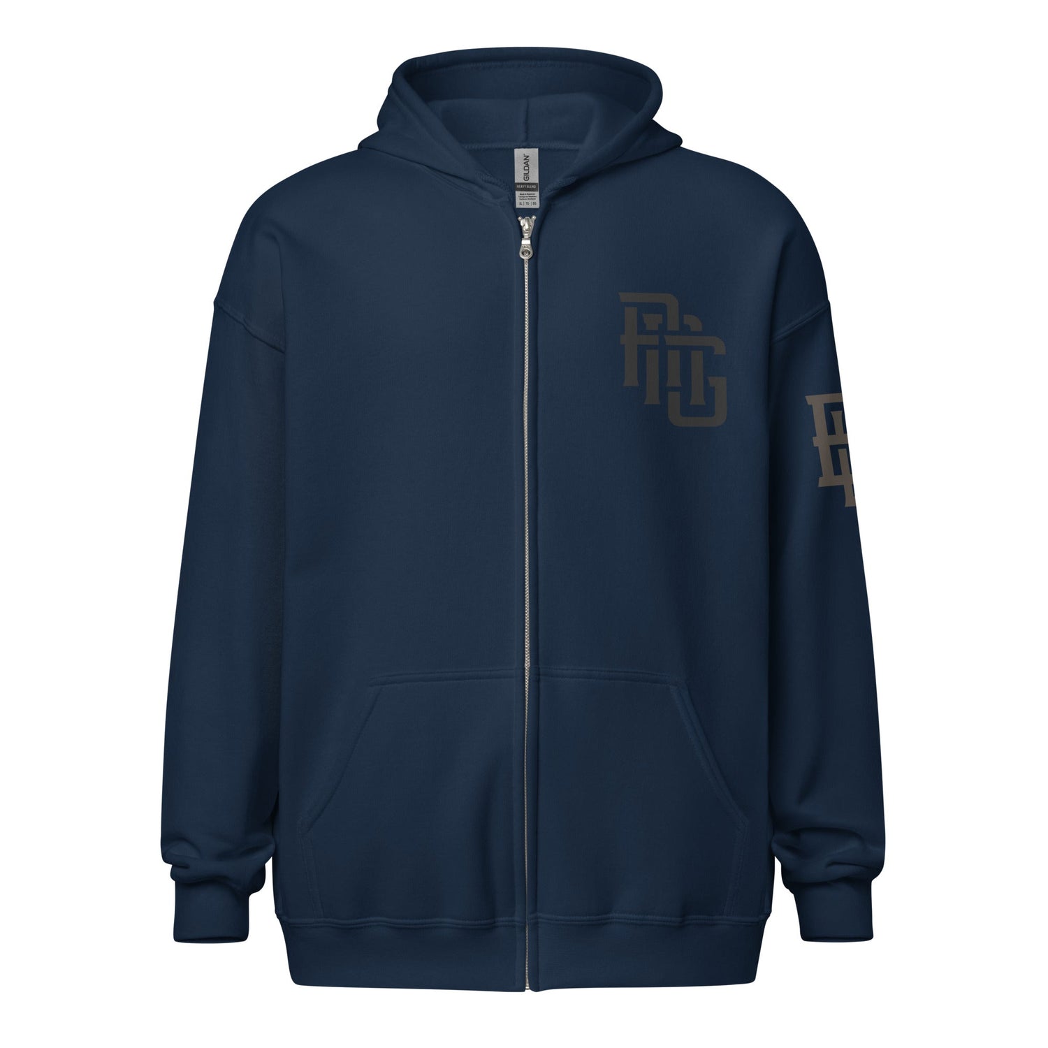 Los Angeles "ANG" Unisex Heavy Blend Zip Hoodie | Gildan 18600