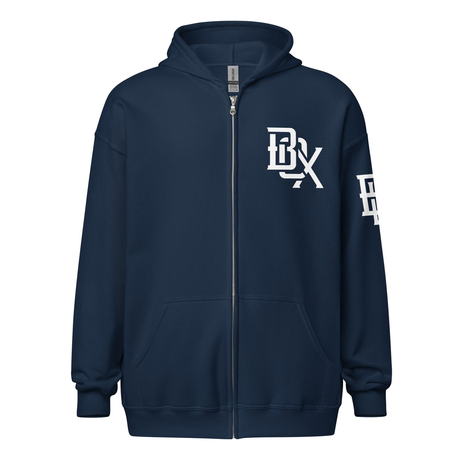 Boxing "BOX" Unisex Heavy Blend Zip Hoodie | Gildan 18600