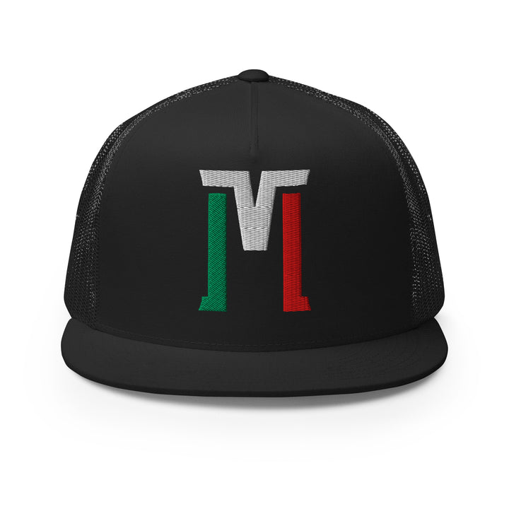 Mexico "M" CLASSIC Five Panel Trucker Cap — front view