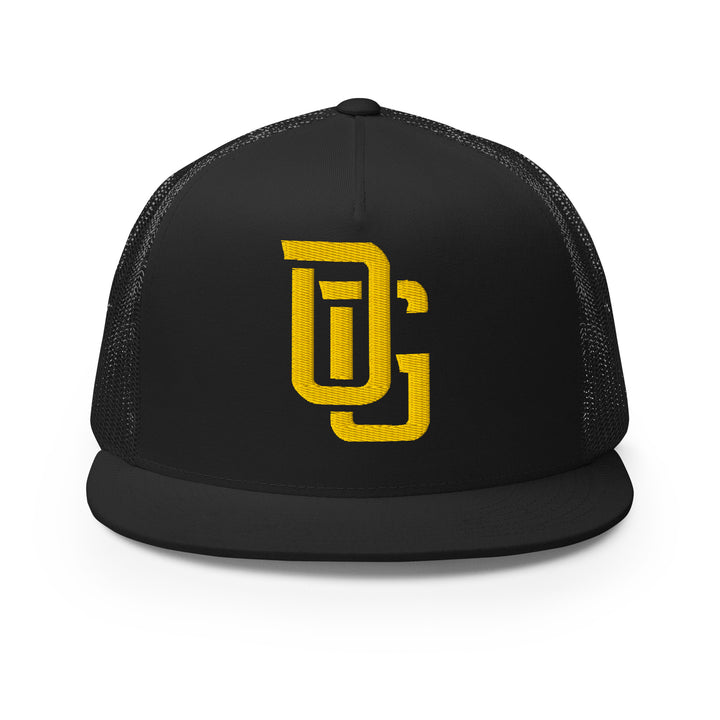 "OG" Five Panel Trucker Cap | E Luna Brand CLASSIC | 1 Gold Thread Logo | 3D Puff Edition