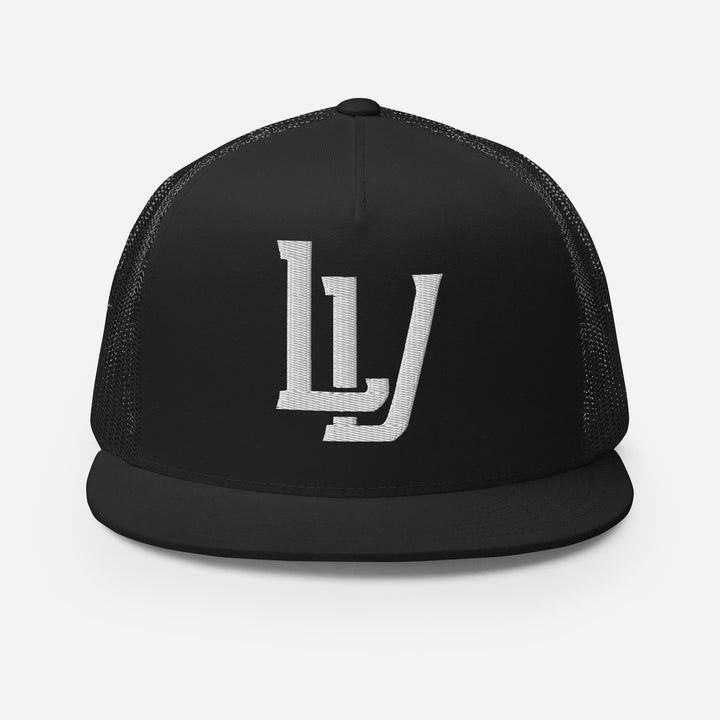 Las Vegas "LV" CLASSIC Five Panel Trucker Cap — front view