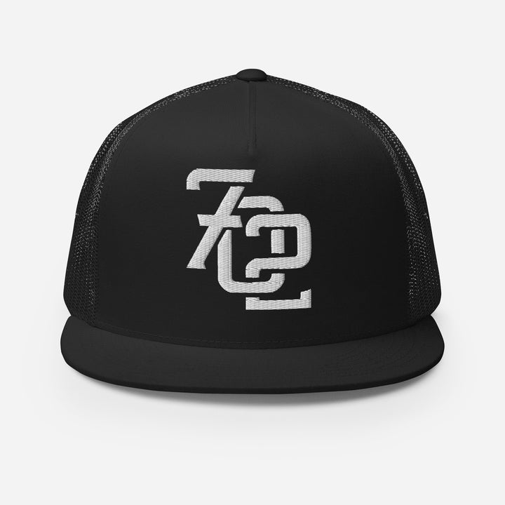 Las Vegas "702" CLASSIC Five Panel Trucker Cap — front view