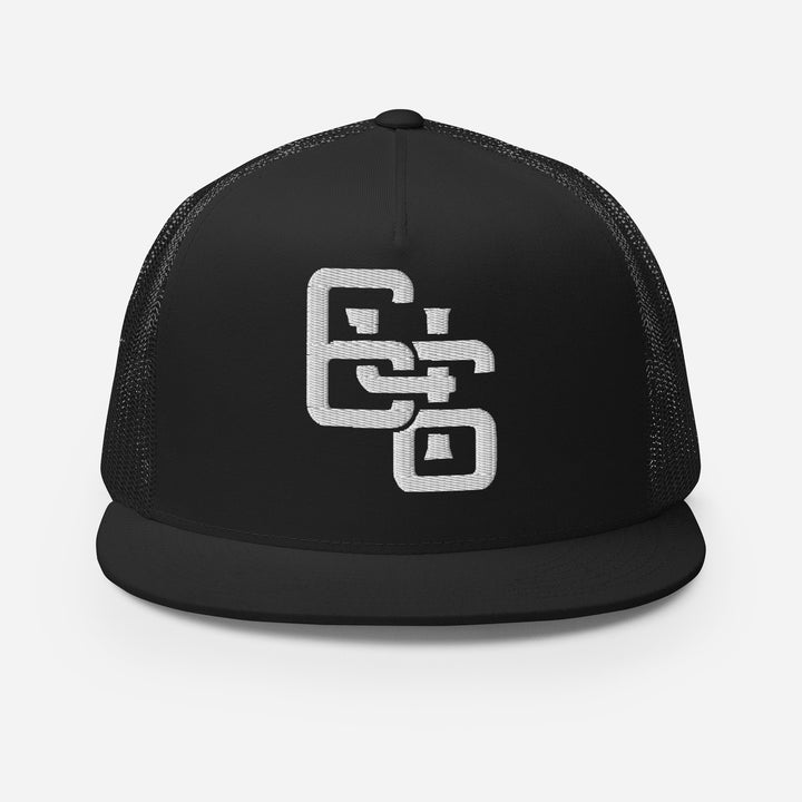New York & Ensenada "646" CLASSIC Five Panel Trucker Cap — front view