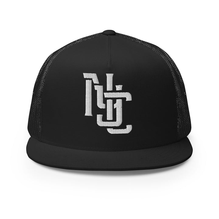 New York City "NYC" CLASSIC Five Panel Trucker Cap — front view