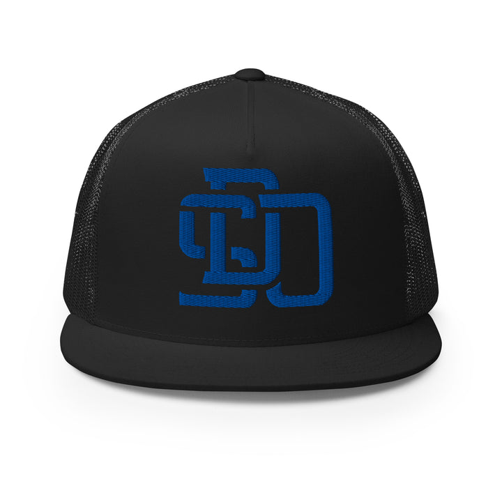 "SDO" Five Panel Trucker Cap | E Luna Brand CORE | 1 Royal Thread Logo