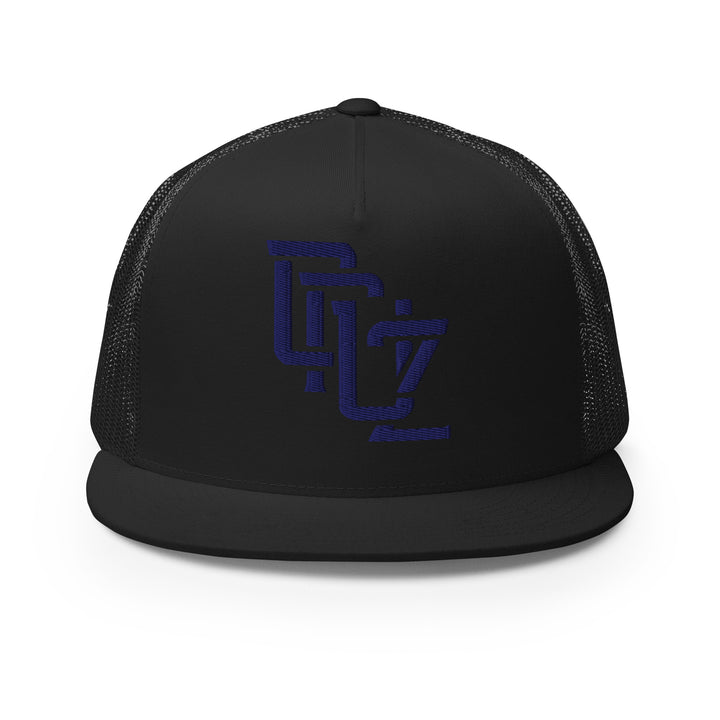 "CRUZ" Five Panel Trucker Cap | E Luna Brand CORE | 1 Navy Thread Logo