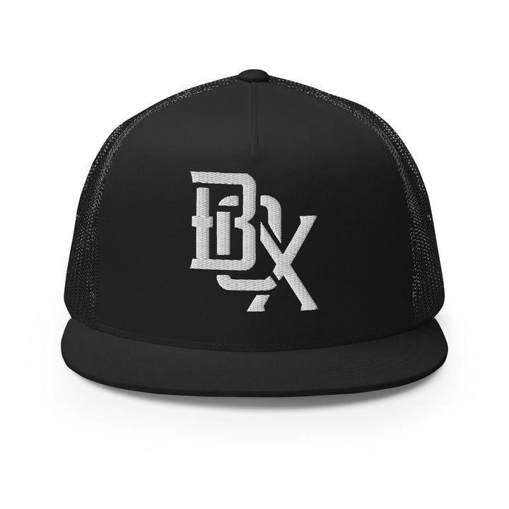 Boxing "BOX" CLASSIC Five Panel Trucker Cap — front view
