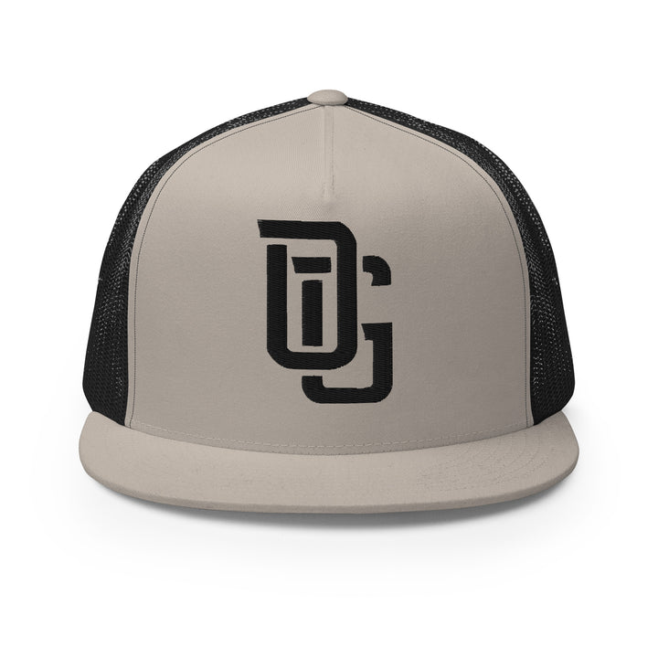"OG" Five Panel Trucker Cap | E Luna Brand CLASSIC | 1 Black Thread Logo | 3D Puff Edition
