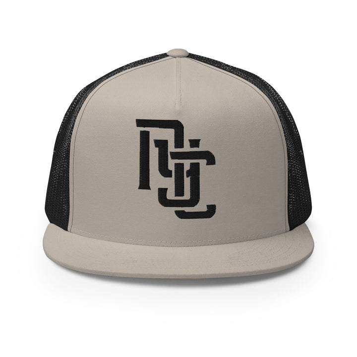"NYC" Five Panel Trucker Cap | E Luna Brand CLASSIC | 1 Black Thread Logo | 3D Puff Edition