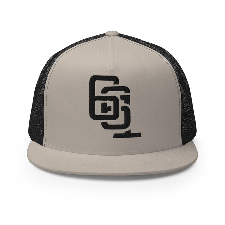 "661" Five Panel Trucker Cap | E Luna Brand CLASSIC | 1 Black Thread Logo | 3D Puff Edition