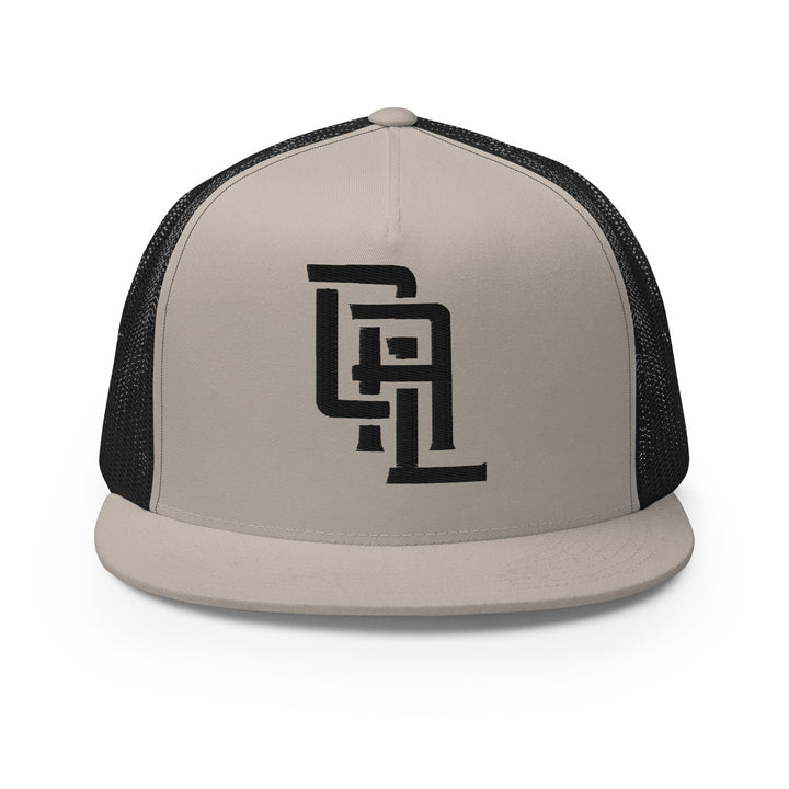 California "CAL" CLASSIC Five Panel Trucker Cap — front view