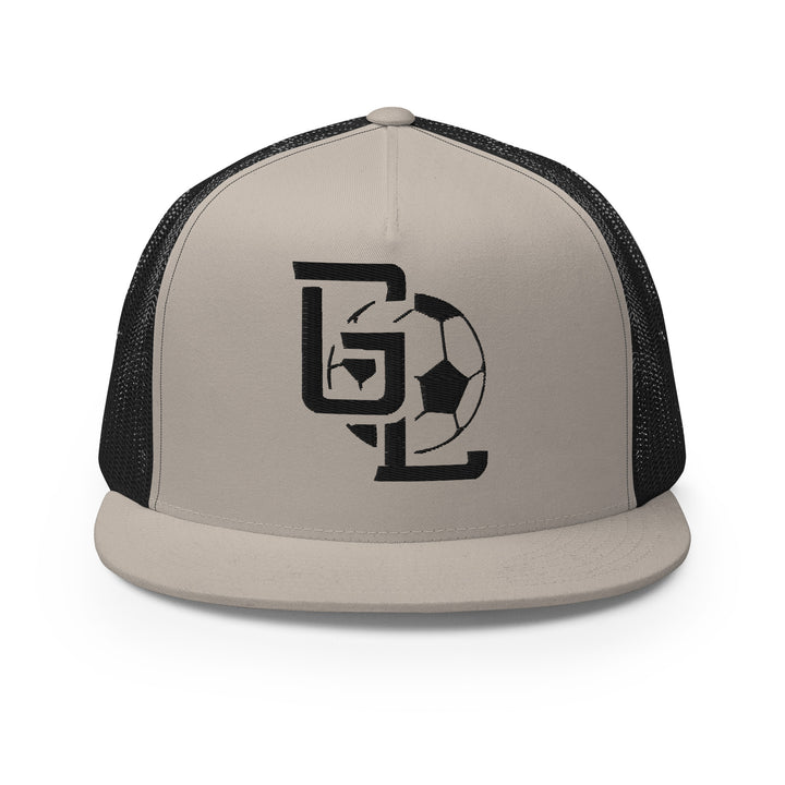 "GOL" Soccer Ball Edition Five Panel Trucker Cap | E Luna Brand CLASSIC | 1 Black Thread Logo
