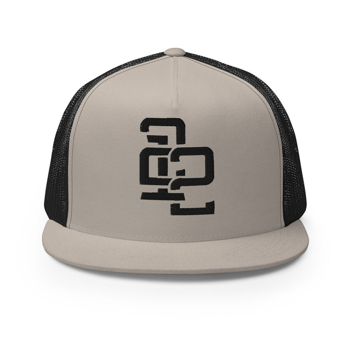 "212" Five Panel Trucker Cap | E Luna Brand CORE | 1 Black Thread Logo