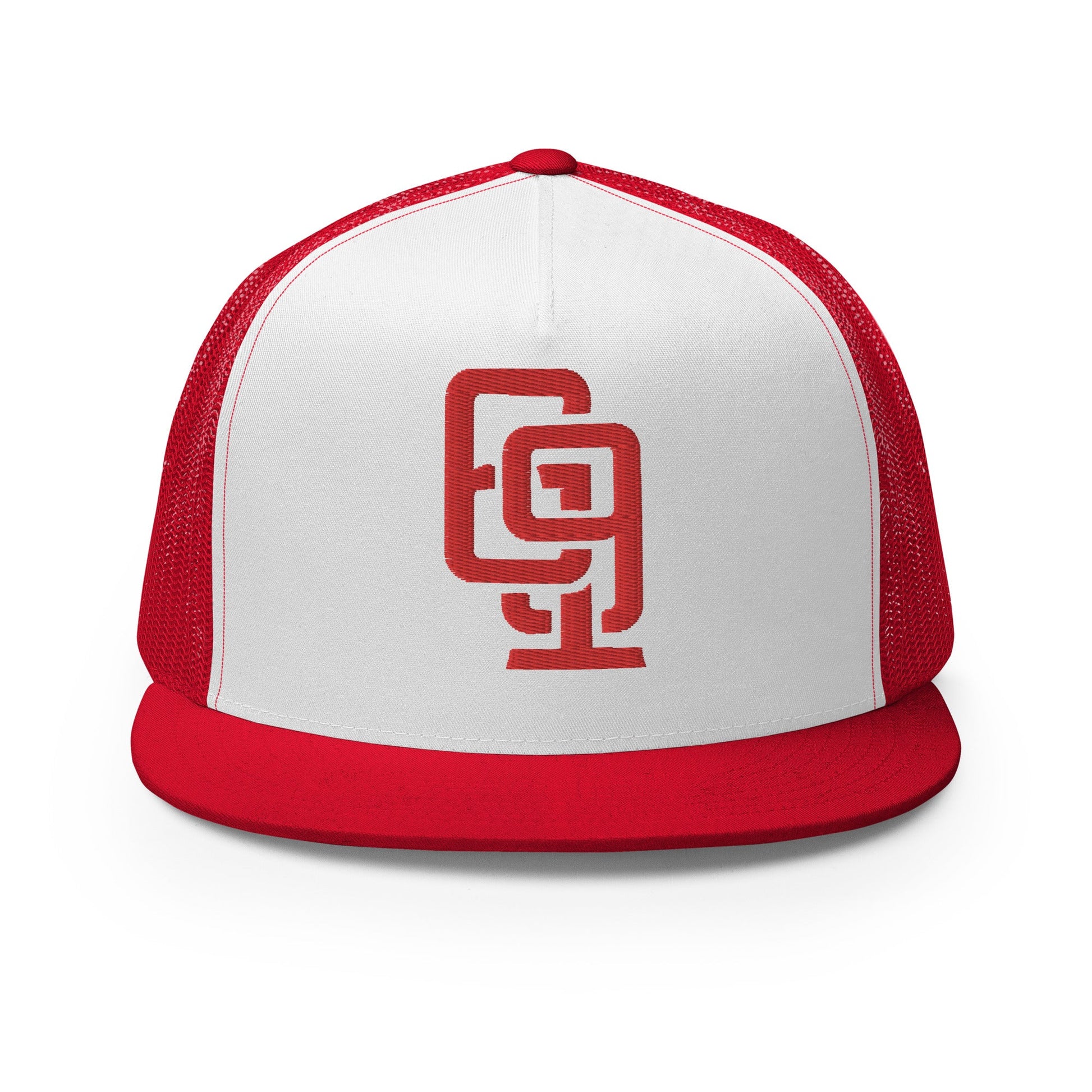 "619" CORE Red Thread Logo — Red/White/Red front view