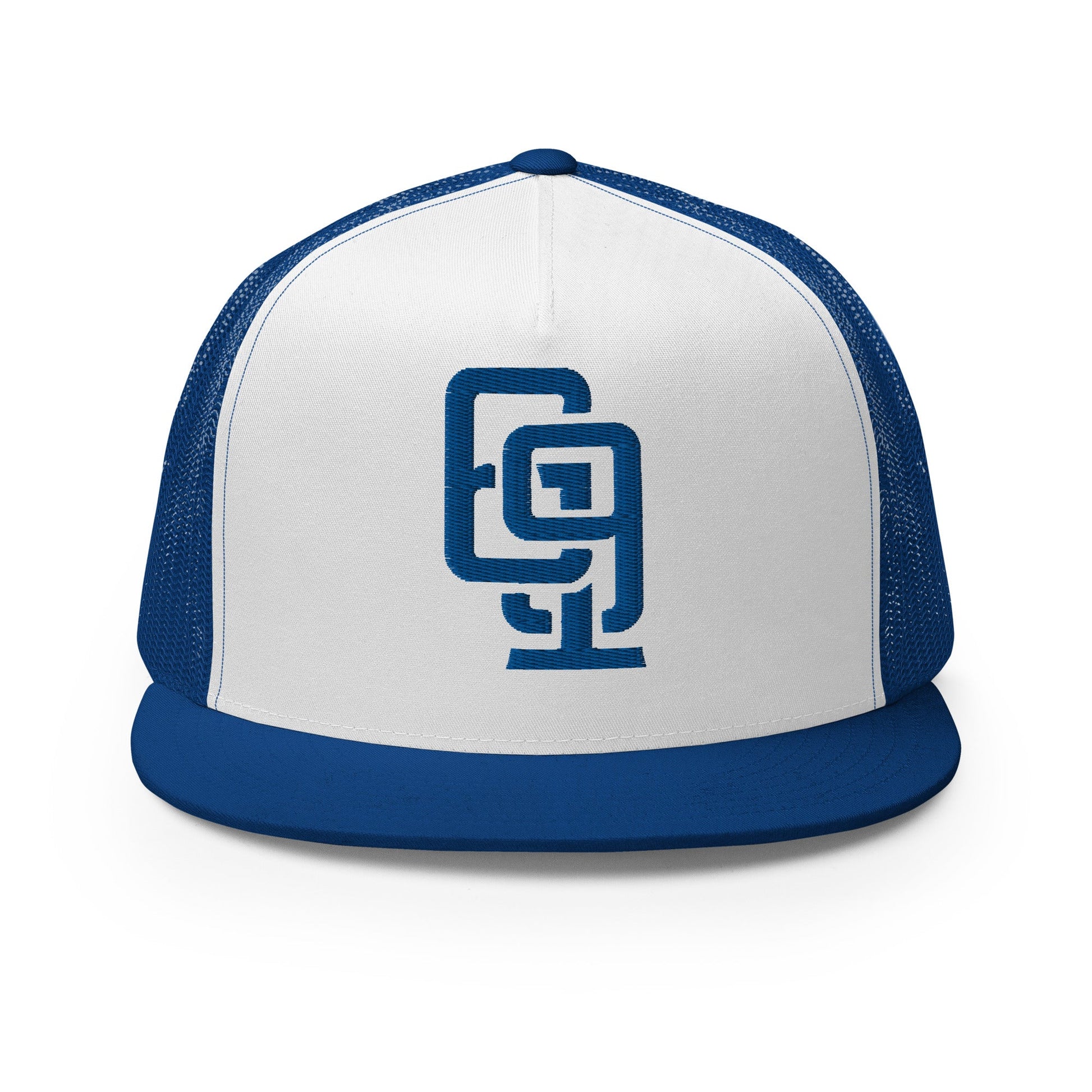 "619" CORE Royal Thread Logo — Royal/White/Royal front view