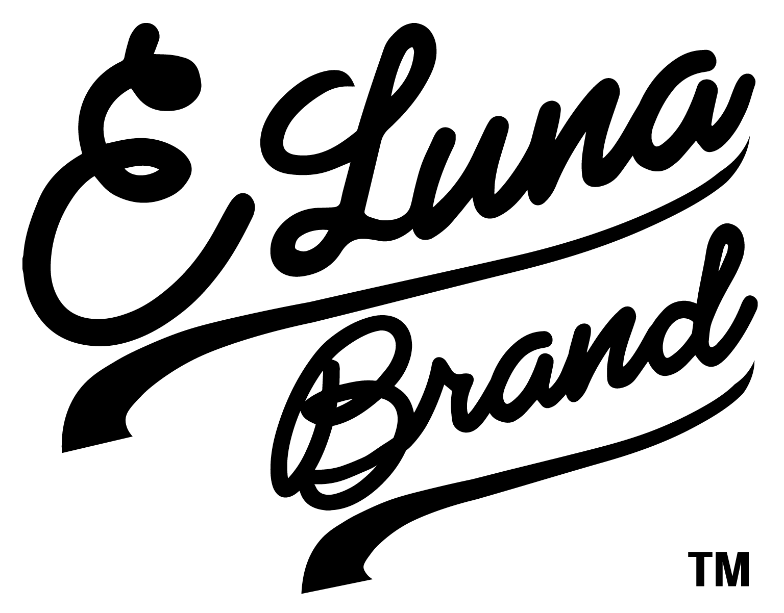 E Luna Brand handwritten signature logo