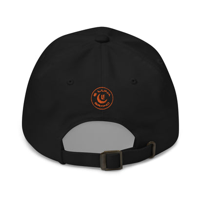 "619" Classic Dad Hat | Yupoong 6245CM | E Luna SELECT Tricrest 3 Orange Thread Front, Left Side & Back Logos