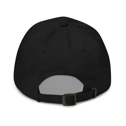 "619" Classic Dad Hat | Yupoong 6245CM | E Luna Brand ESSENTIAL Duocrest 2 Orange Thread Logos: Front & Left